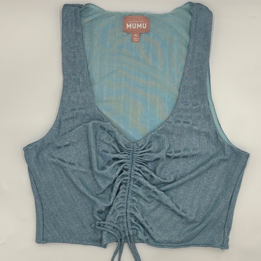 Show Me Your Mumu Hazy Ruched Tank Top